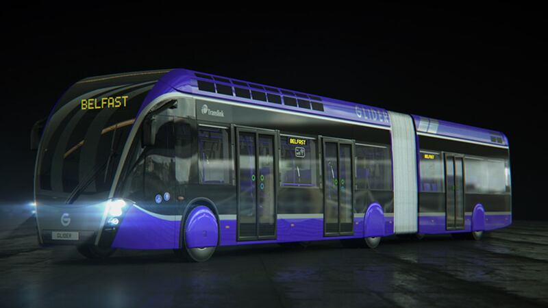 The Belfast Rapid Transit Glider has been unveiled&nbsp;