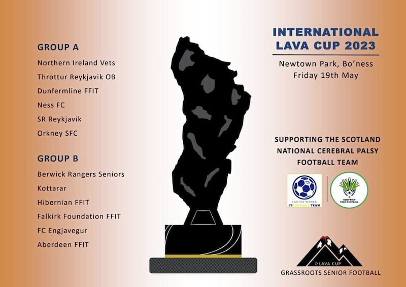 The Lava Cup draw which takes place in Bo&#39;ness, Falkirk on Friday 