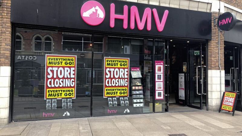 HMV is due to close its Belfast store next month, at a cost of 16 jobs 