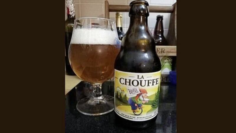 La Chouffe Blond has a typically Belgian candy-like aroma, with a delicate hint of grassy hops. 