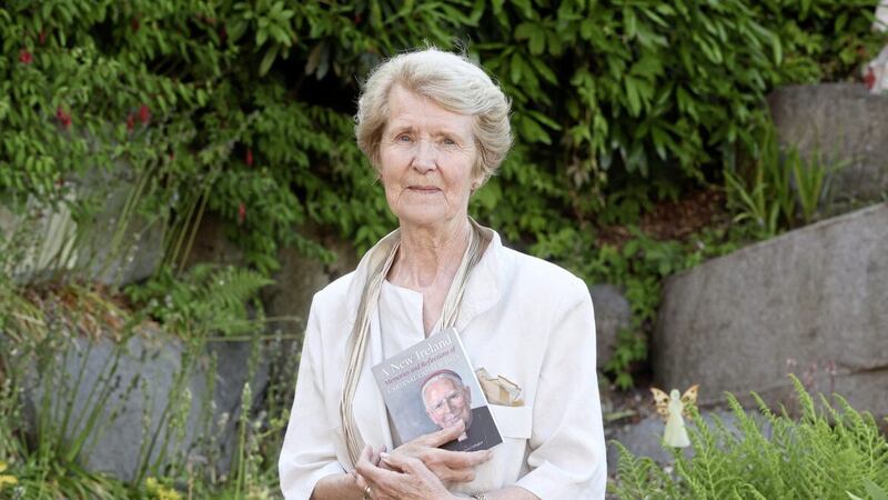 Gemma Loughran at the launch at St Malachy&#39;s College of A New Ireland Memories and Reflections of Cardinal Cahal B Daly. Picture by Mal McCann 