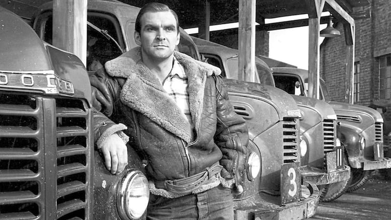Stanley Baker has a righteous, upstanding quality as the good guy just trying to make a living in Hell Drivers 