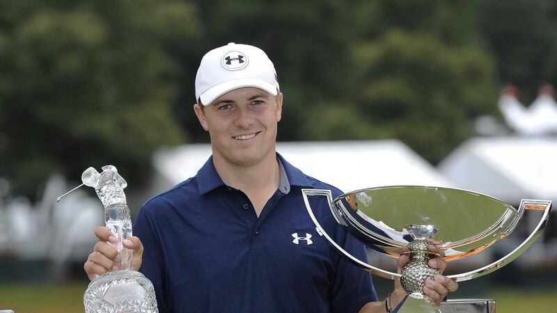 Jordan Spieth after his victory at East Lake Golf Club in Atlanta last Sunday<br />Picture: PA