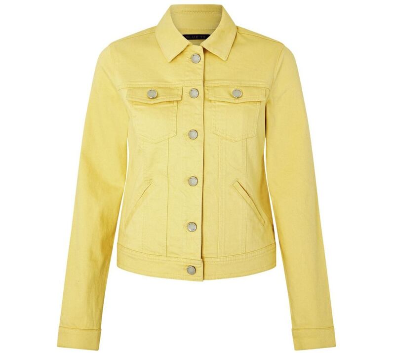 Monsoon Adrianna Yellow Denim Jacket, &pound;49 