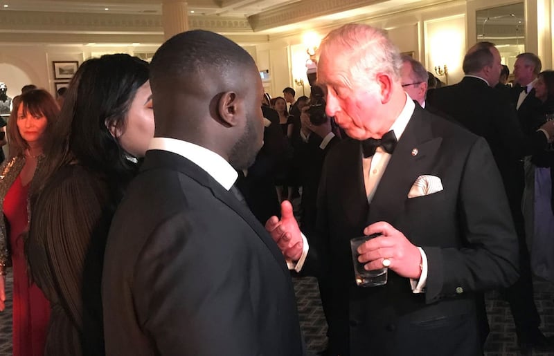 Prince of Wales at Invest in Futures Reception
