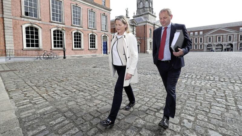 Garda Sergeant Maurice McCabe Maurice McCabe and his wife, Lorraine, arrive at the Disclosures tribunal in Dublin Castle last year 