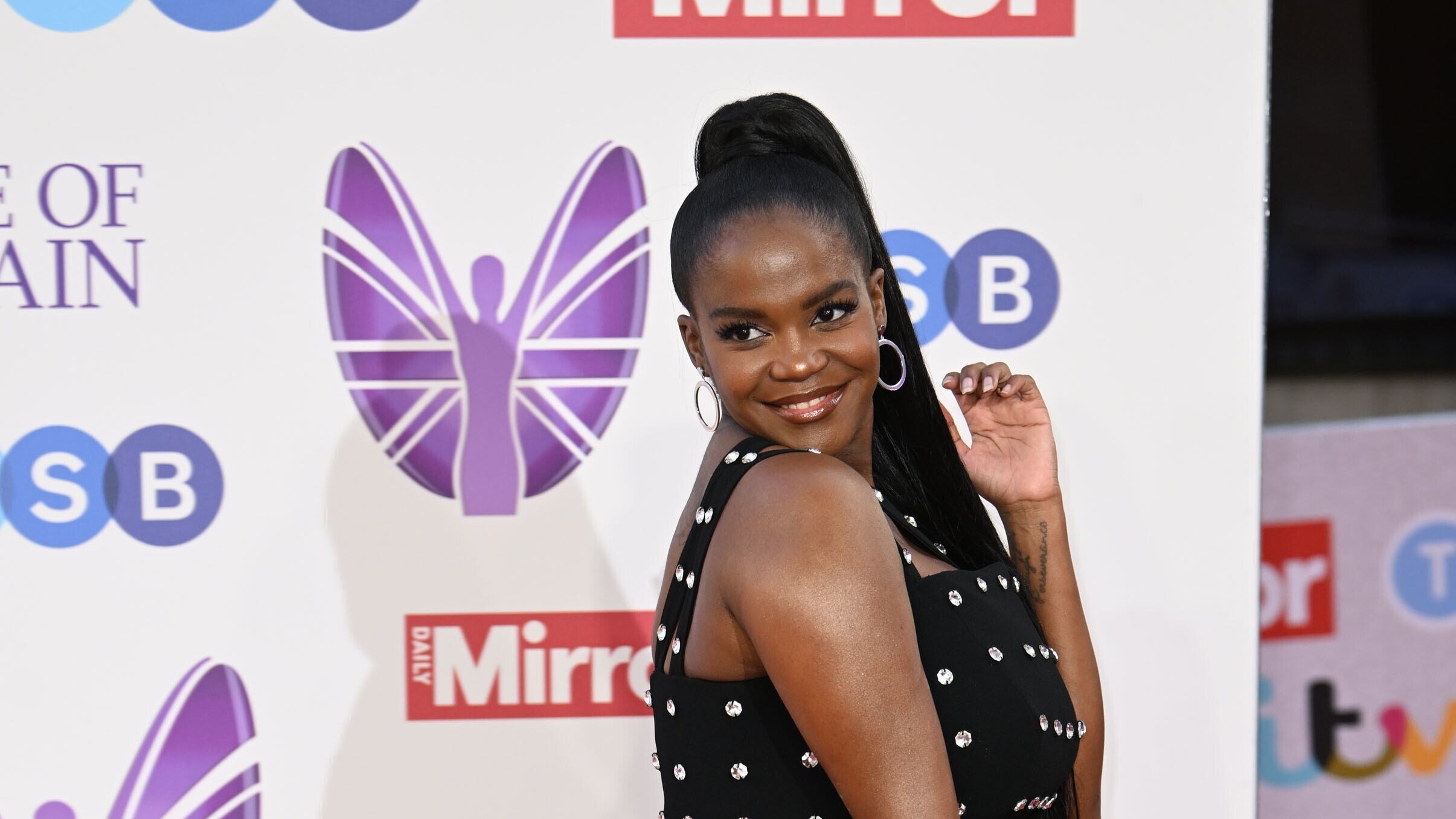 Oti Mabuse arrives for the Pride of Britain Awards at the Grosvenor House Hotel, London (Doug Peters/PA)