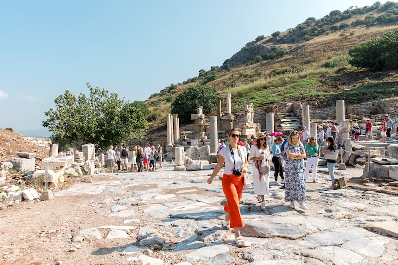 Visiting the historical sites of Ephesus (Intrepid/PA)