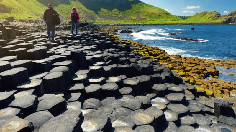The Giant's Causeway is the north's most visited tourist attraction.