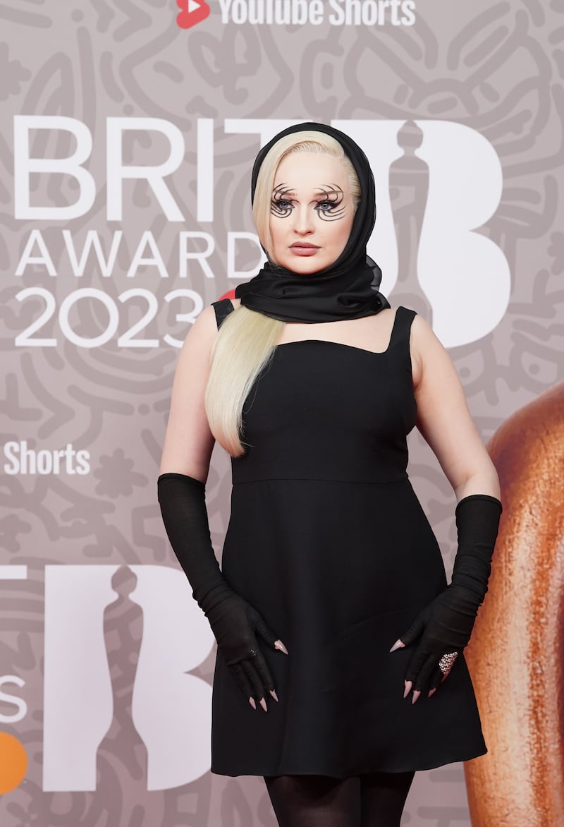Kim Petras attending the Brit Awards 2023