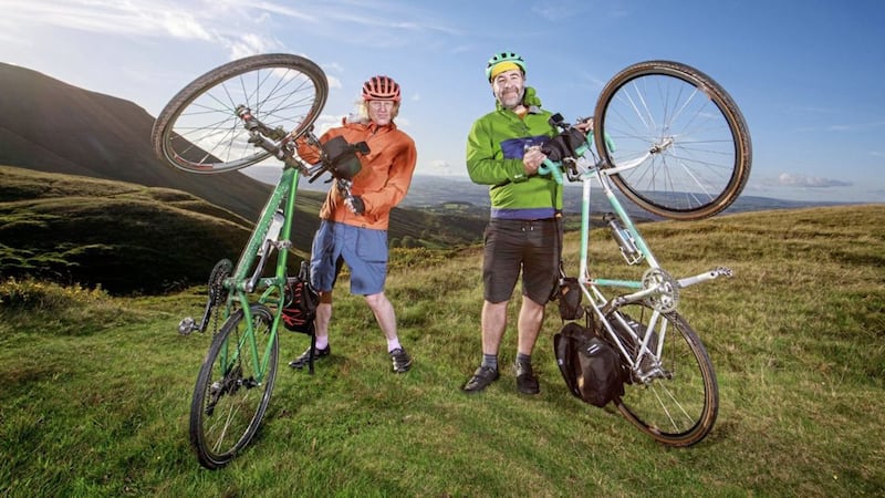 Grayson Perry and David O&#39;Doherty in episode two of Along For The Ride With David O&#39;Doherty 