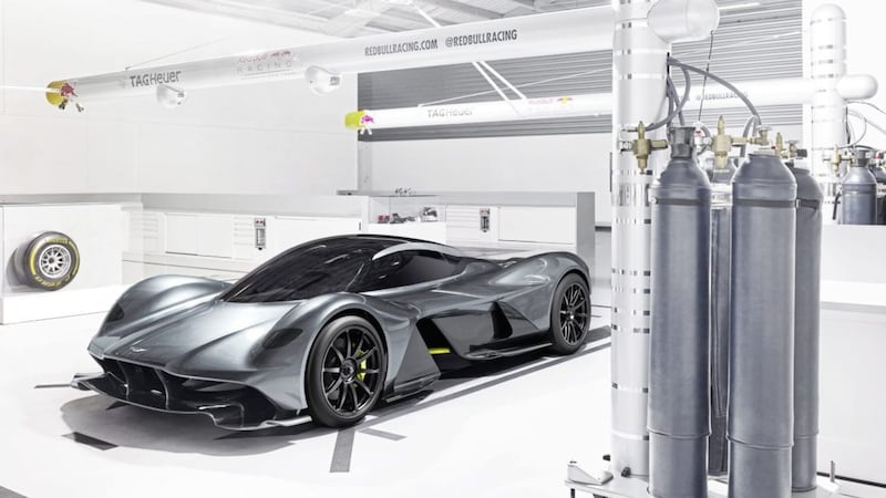 The AM-RB 001 is a road car that will be able to lap the Silverstone Grand Prix circuit faster than a Formula One car, says Aston Martin 
