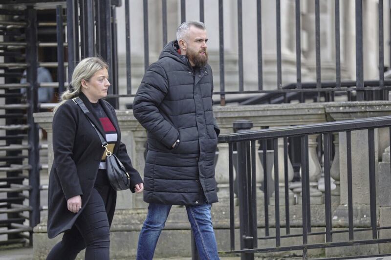 Natalie McNally's brother was in court today to hear the man accused of her murder refused bail. Picture by Hugh Russell
