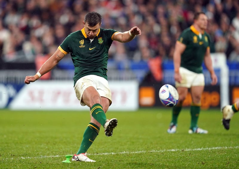 Handre Pollard kicked South Africa's winning penalty in their semi-final against England