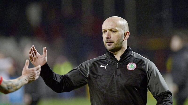 Cliftonville manager Paddy McLaughlin is preparing his side for their Irish Cup semi-final against Glentoran on July 27. Picture: Arthur Allison/Pacemaker Press. 
