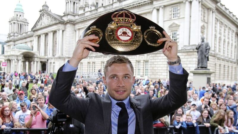 Retired east Belfast boxer Carl Frampton has called for money to be &quot;pumped&quot; into working class areas in a bid to ease ongoing tensions, following scenes of civil unrest in recent days Picture by Niall Carson/PA Wire 
