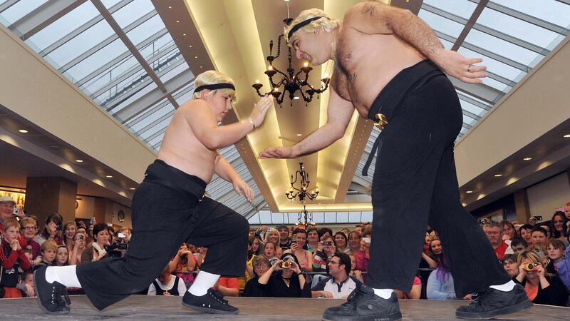 Stavros Flatley in action at The Tower Centre in Ballymena. Glorious