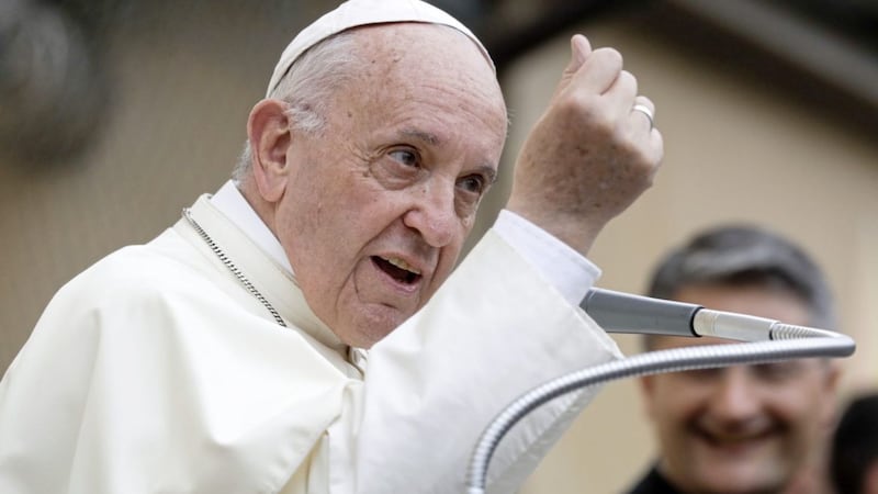 Pope Francis has compared abortion to Nazi eugenics. Picture by Andrew Medichini, Associated Press