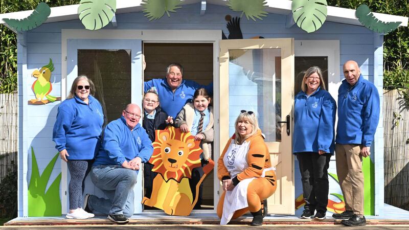Winners from across Scotland spent two days painting and furnishing the jungle-themed facility at The Yard charity in Dundee,