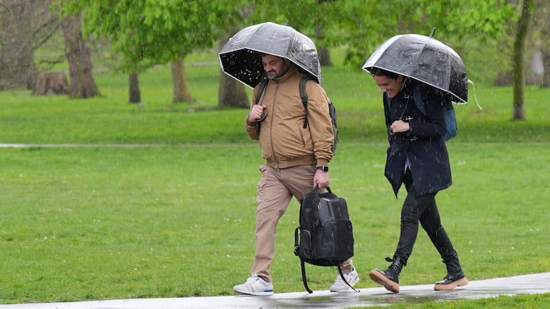 The Met Office issued six separate yellow weather warnings