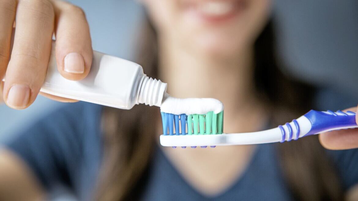 People are advised not to rinse after brushing, as the more fluoride that remains on the teeth, the better it is for improving the strength of the enamel 