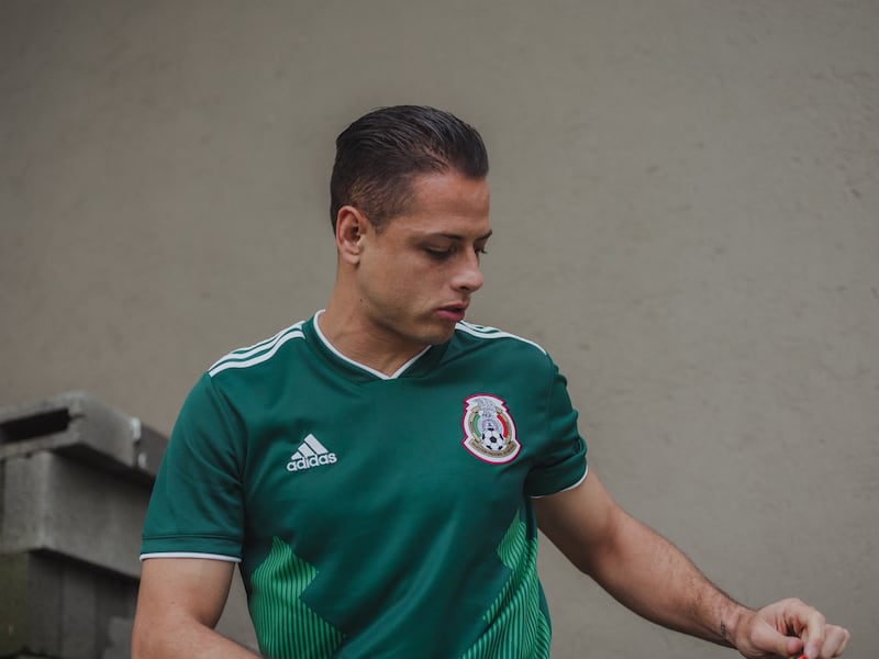 Mexico's home shirt for the 2018 World Cup in Russia