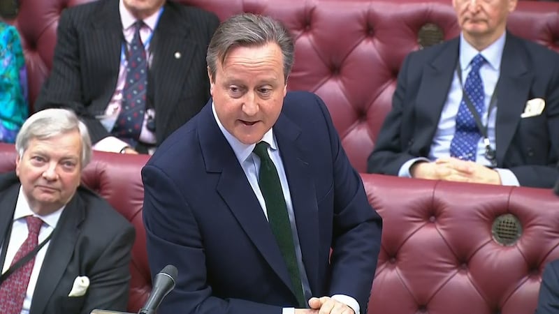 Foreign Secretary Lord David Cameron said a two-state solution ‘would not reward Hamas’
