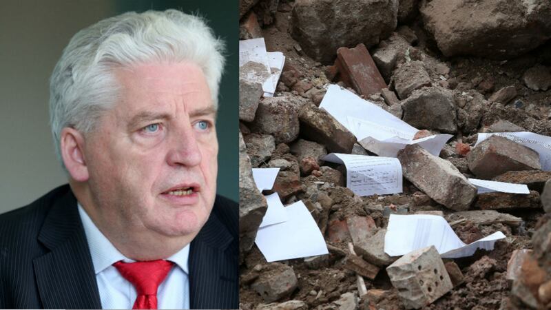 Sensitive files were found in the rubble of Dr Alasdair McDonnell&#39;s former health centre 