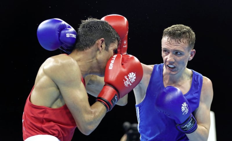 Saturday&#39;s flyweight final between Brendan Irvine and Gaurav Solanki was a close affair, with the Indian getting the nod on a split decision 