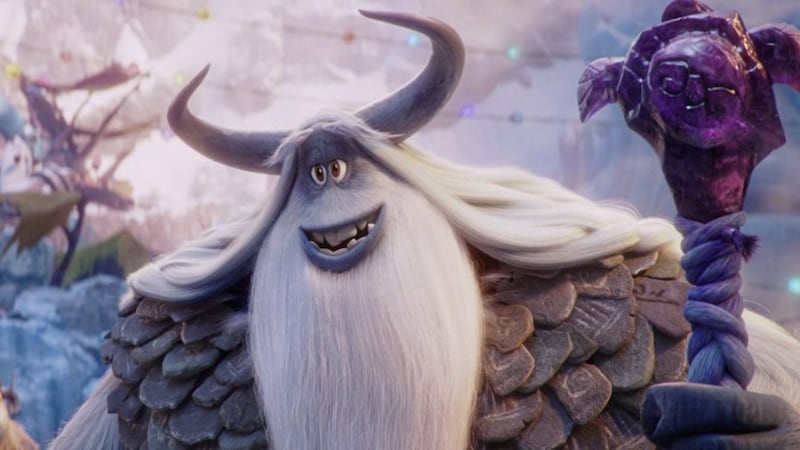 The Stonekeeper, voiced by US rapper Common, in Smallfoot 