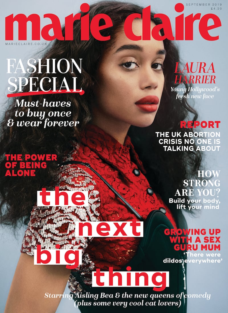 Laura Harrier in Marie Claire 