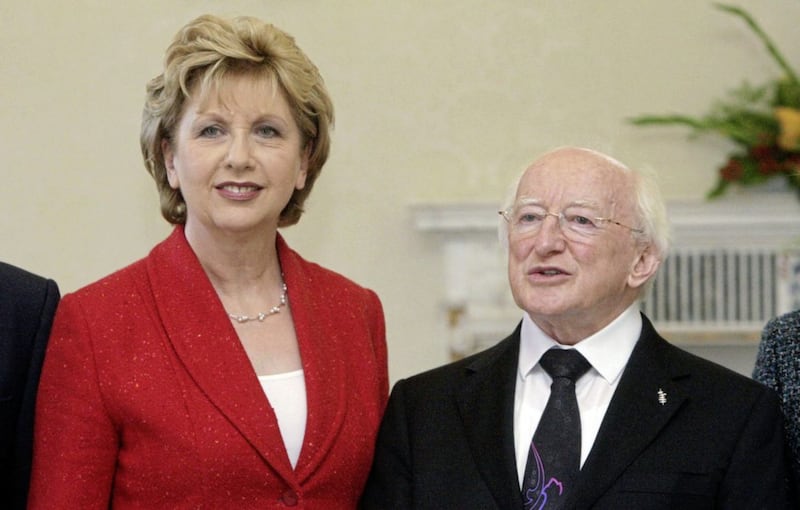 President Michael D Higgins is an Irish language scholar while his predecessor Mary McAleese learned to speak Irish after she was elected president. Niall Carson/PA Wire 