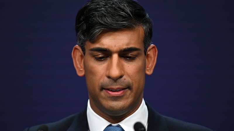 Prime Minister Rishi Sunak has been urged to investigate claims that the Tory Party mishandled rape claims against an unnamed MP (Justin Tallis/PA)