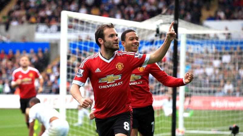 Juan Mata scored for Manchester United against Southampton last Sunday &nbsp;
