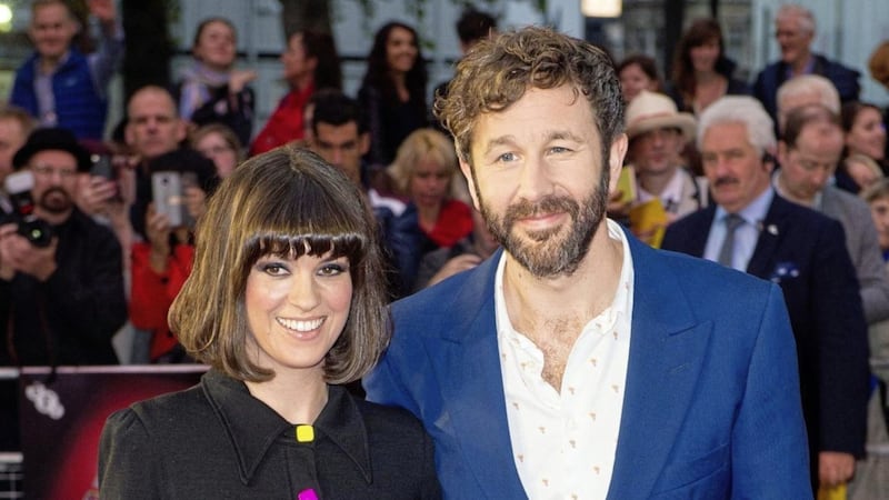 Writer Dawn O&#39;Porter with her husband Chris O&#39;Dowd, star of The IT Crowd, Moone Boy and Bridesmaids 
