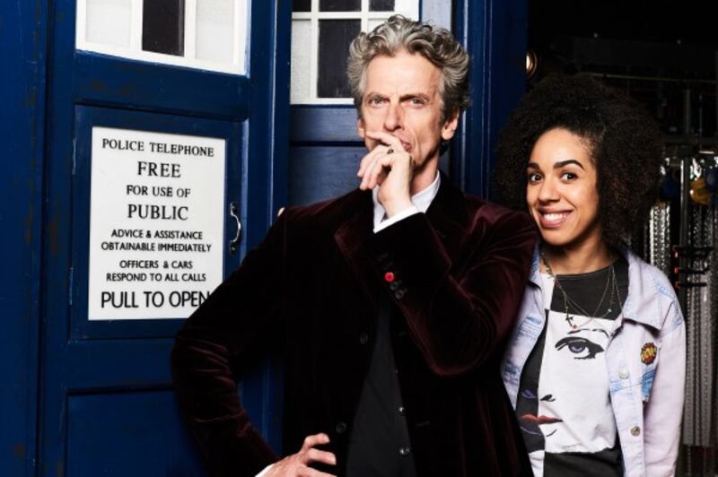 Doctor Who Peter Capaldi and Pearl Mackie