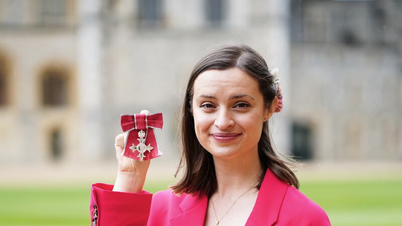 Ms Coryton was made an MBE at Windsor Castle for her campaigning efforts