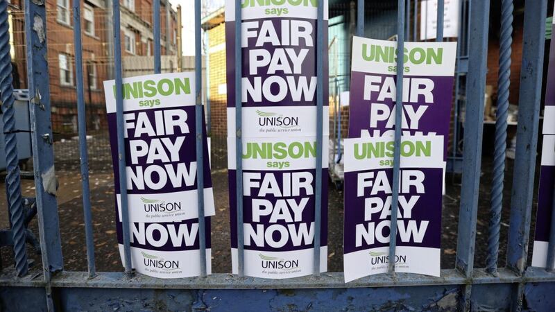 Workers from a range of sectors have been taking industrial action over pay and conditions. Photo: Liam McBurney/PA Wire. 