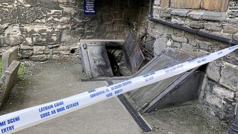 The discovery of the crypt was broken into over last weekend. Picture by RT&Eacute; 