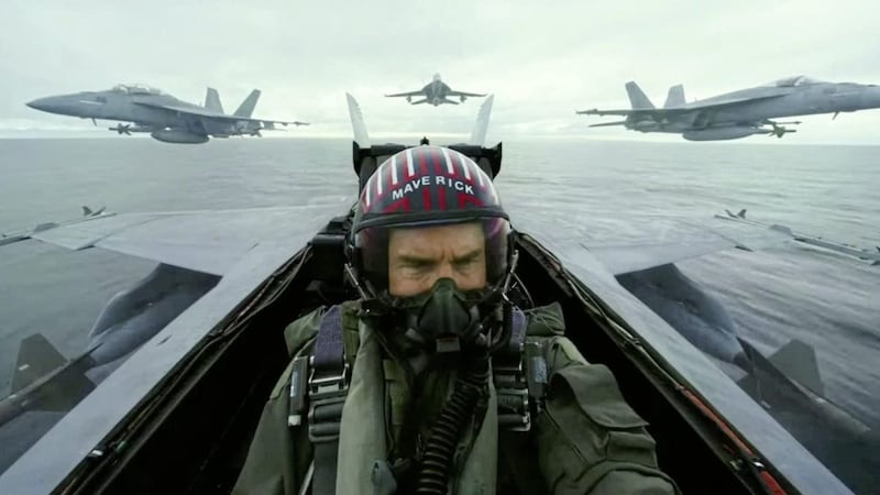 Tom Cruise is back to fight off the box office competition with Top Gun: Maverick 