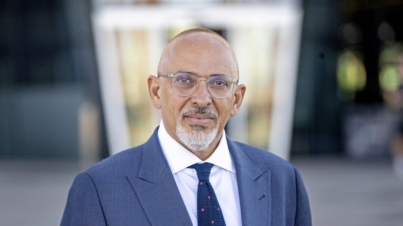 Chancellor Nadhim Zahawi during a visit to Belfast to discuss the &pound;400 energy payment to households in Northern Ireland. Photo: Liam McBurney/PA Wire. 