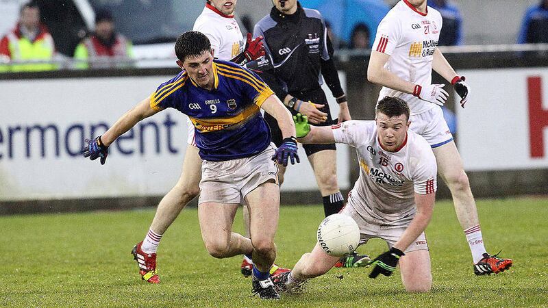 Tipperary&#39;s Colin O&#39;Riordan was excellent in the All-Ireland U21 Football Final and will trouble Tyrone seniors this Saturday. Pic Philip Walsh 