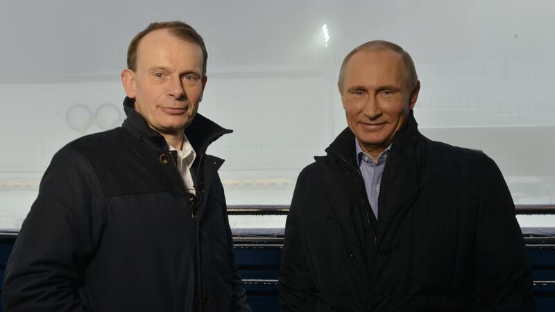 The broadcaster interviewed the Russian leader ahead of the 2014 Sochi Olympic Games, while he was at the BBC.