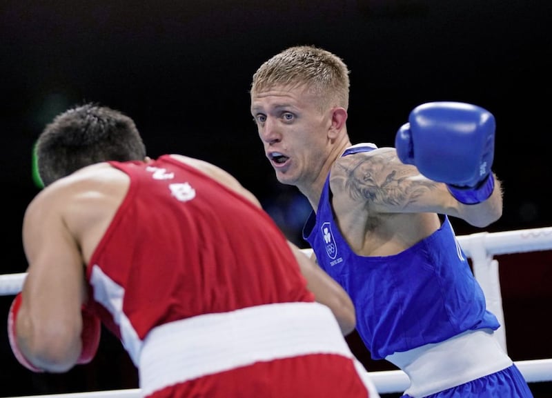 Kurt Walker starred at the Olympics, defeating number one seed Mirazizbek Mirzakhalilov, before turning pro towards the end of 2021. Picture by AP 