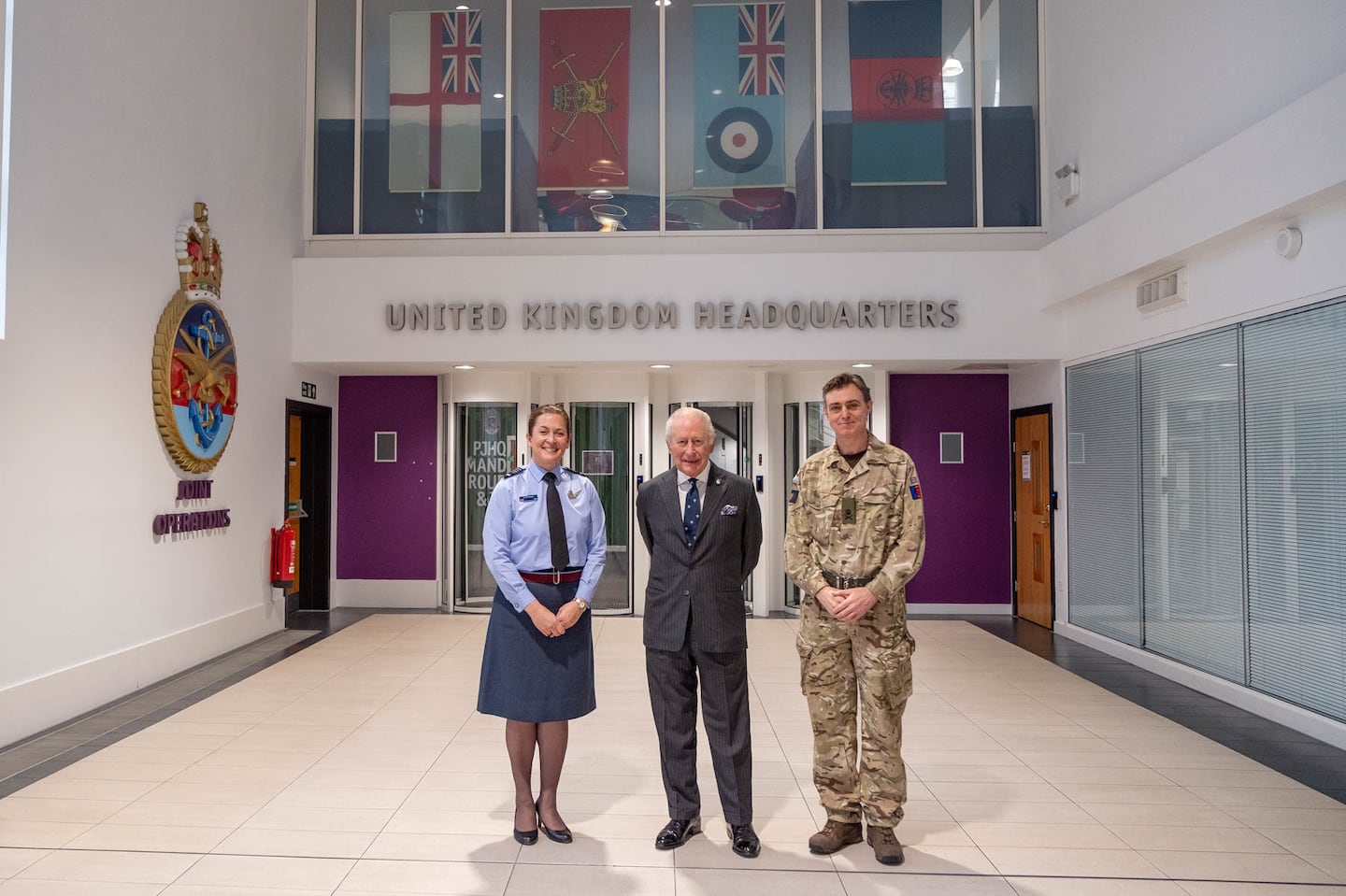 Operational Headquarters King visits top UK operational military headquarters – The Irish News