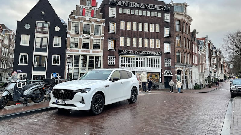 The CX-60 certainly felt large around the streets of Amsterdam