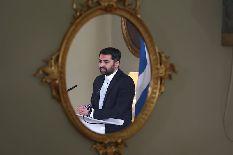 Humza Yousaf was said to be in a ‘reflective’ mood after his decision to end a powersharing agreement sparked a no confidence motion in his leadership