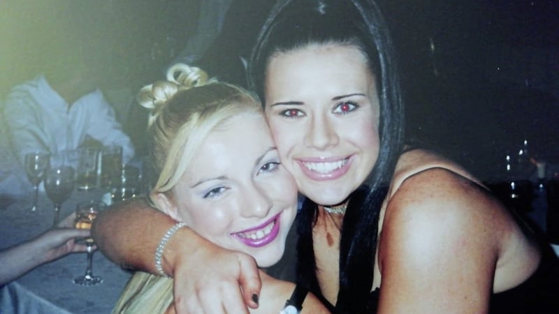 Forever young &ndash; Aideen and myself enjoying one of our many university nights out 