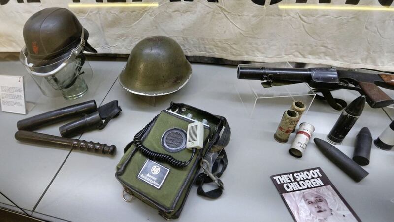 Items on display at the Museum of Free Derry from August 1969. Picture Margaret McLaughlin 