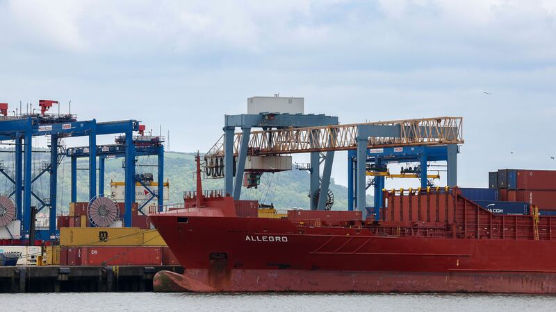 The Allegro is one of the vessels which will operate on CMA-CGM's new weekly rotation between Belfast Harbour and key European ports.